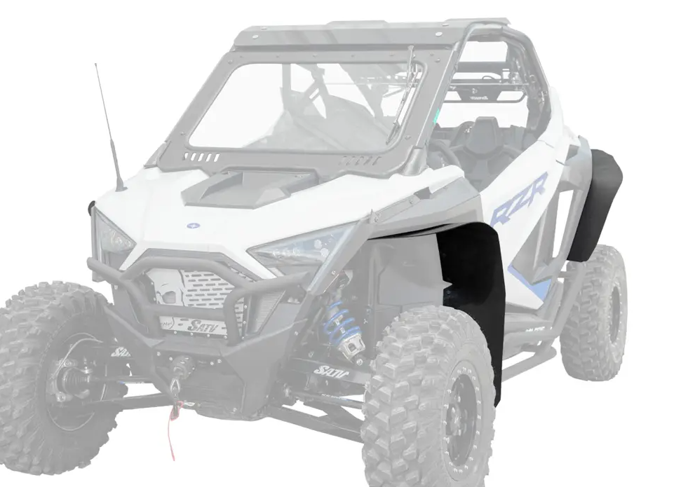 SuperATV Low Profile Fender Flares For Polaris RZR Pro XP / Turbo R