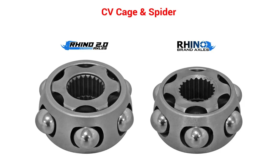 SuperATV Rhino 2.0 Rear Right Big Lift Axle For Honda Pioneer 1000 2022+ - Image 5