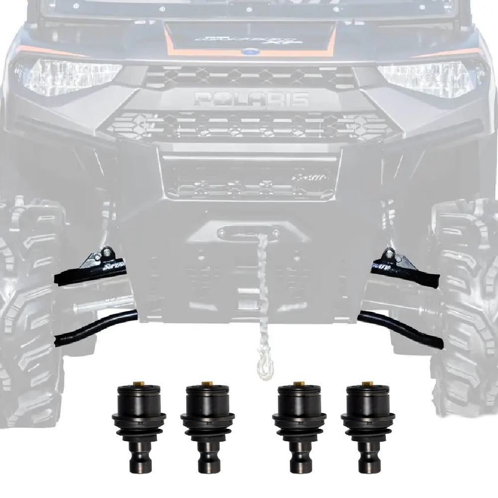SuperATV High Clearance 1.5" Offset A-Arms for Polaris Ranger XP 1000