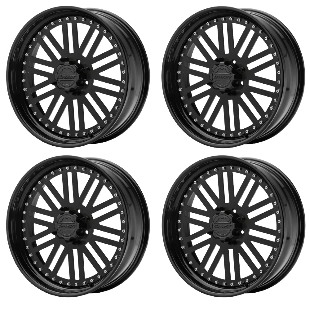 SuperATV 22" x 7" M12 x 1.25" 22x7 M12x1.25 Vulcan Series Wheels - Set of 4
