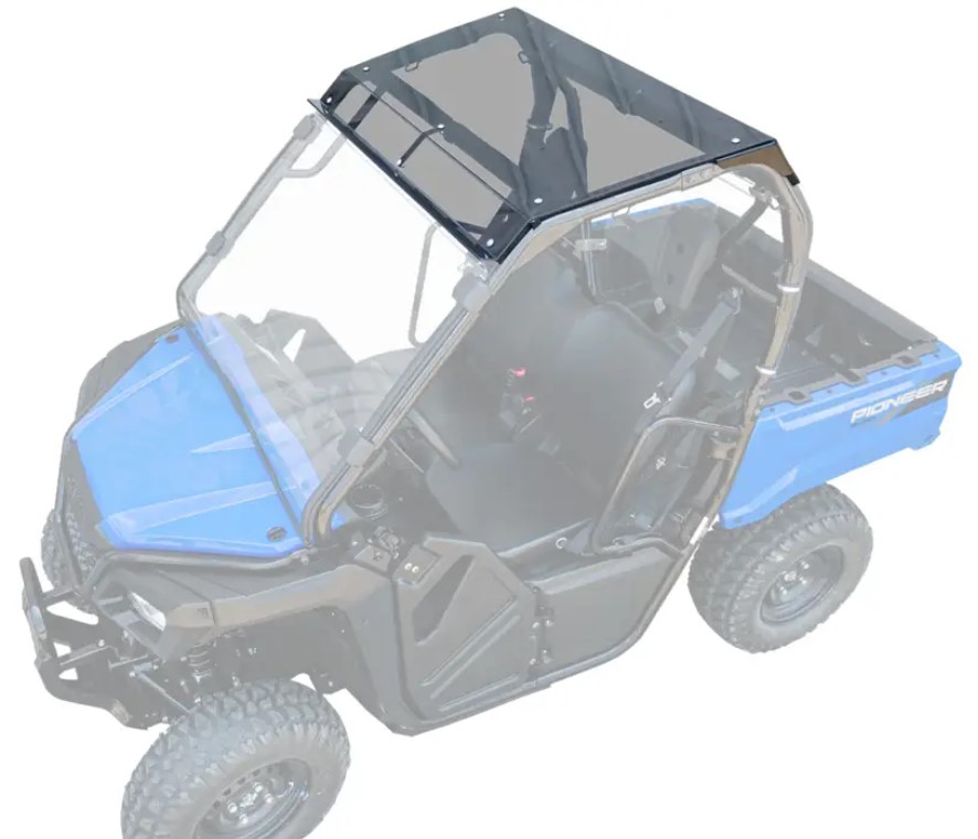 SuperATV Heavy Duty Tinted Roof for Honda Pioneer 520