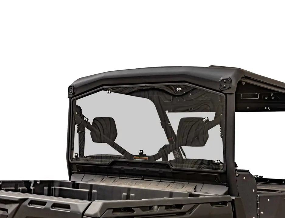 SuperATV Scratch Resistant Light Tint Rear Windshield for Can-Am Defender