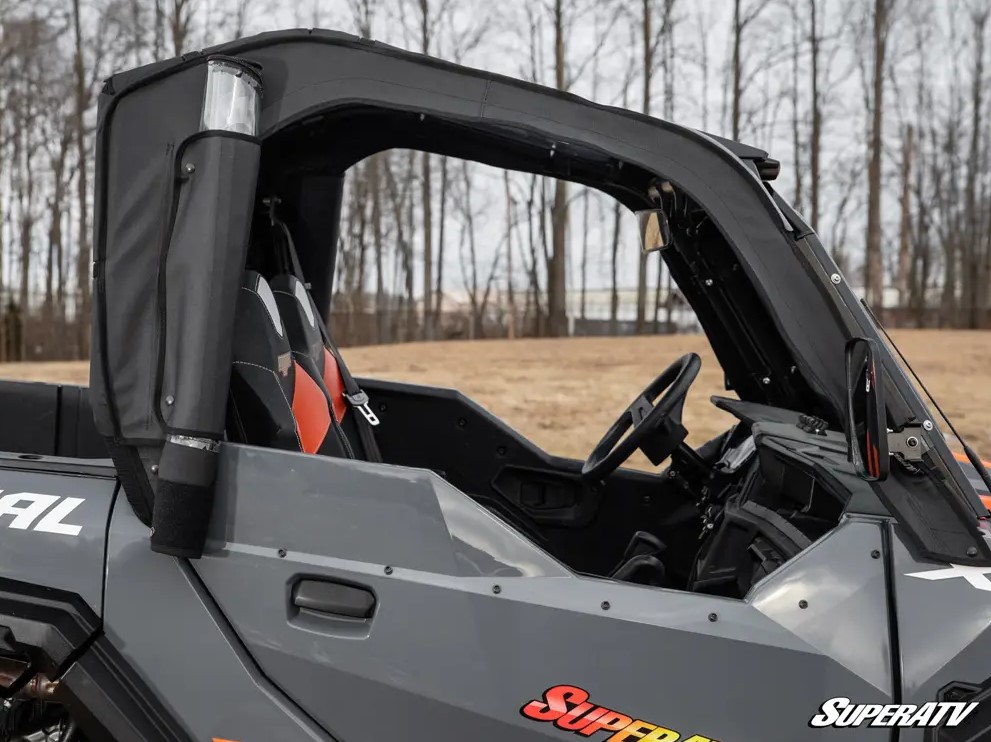SuperATV Primal Soft Cab Enclosure Upper Doors for Polaris General XP 1000 - Image 5