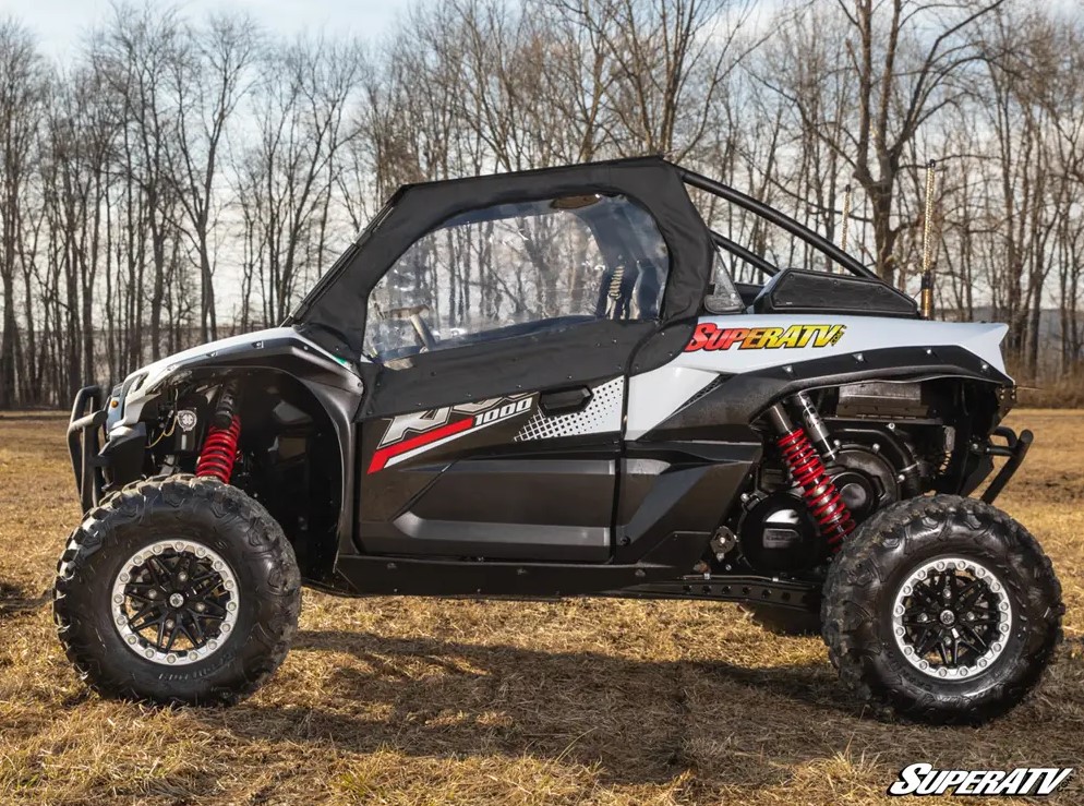 SuperATV Primal Soft Cab Enclosure Upper Doors for Kawasaki Teryx KRX 1000 - Image 9