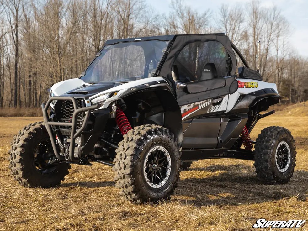 SuperATV Primal Soft Cab Enclosure Upper Doors for Kawasaki Teryx KRX 1000 - Image 7