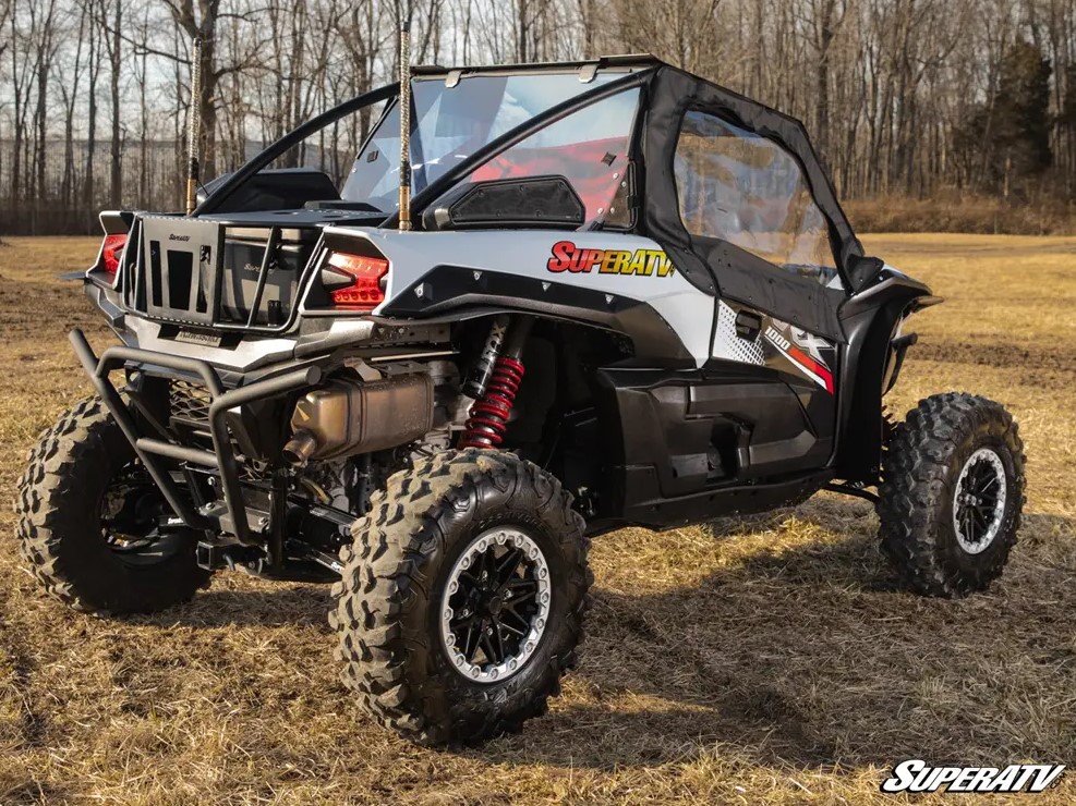 SuperATV Primal Soft Cab Enclosure Upper Doors for Kawasaki Teryx KRX 1000 - Image 5