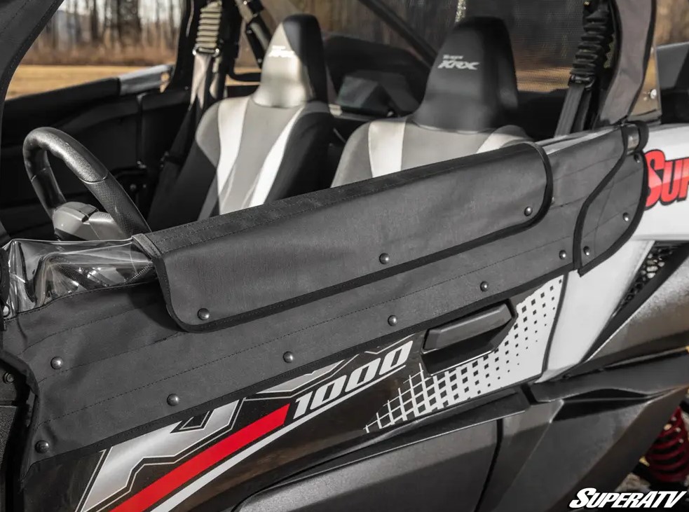 SuperATV Primal Soft Cab Enclosure Upper Doors for Kawasaki Teryx KRX 1000 - Image 4