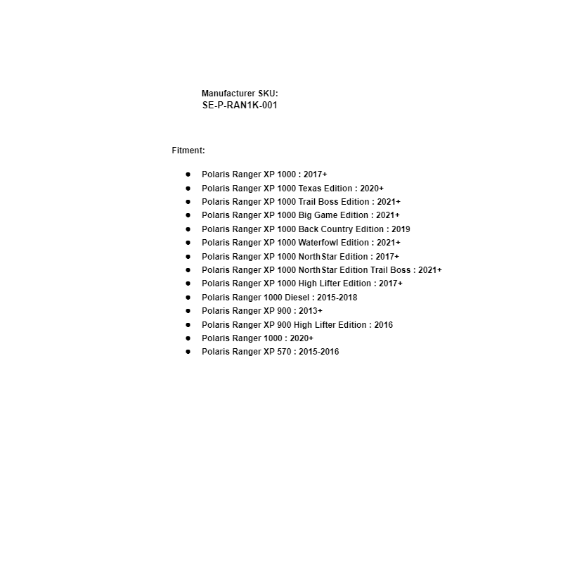 SuperATV Primal Soft Cab Enclosure Doors for Polaris Ranger XP 1000 / 570 / 900 - Image 8