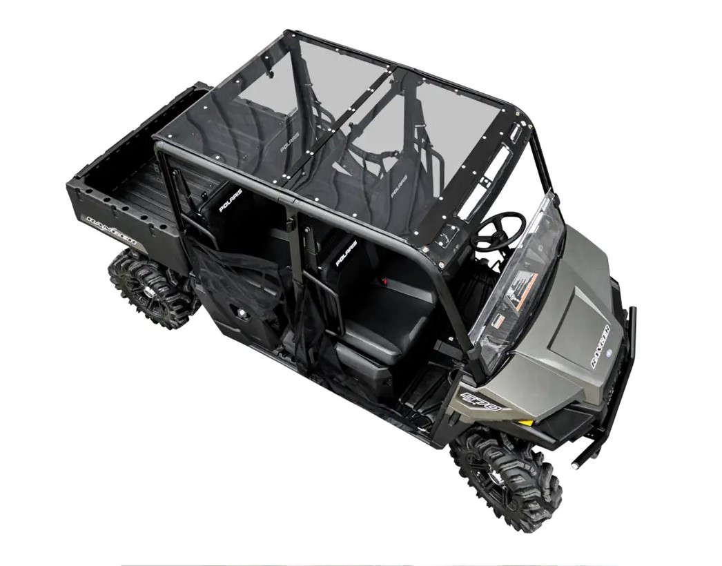 SuperATV Dark Tinted Roof for Polaris Ranger 570 Crew (2017-2021)