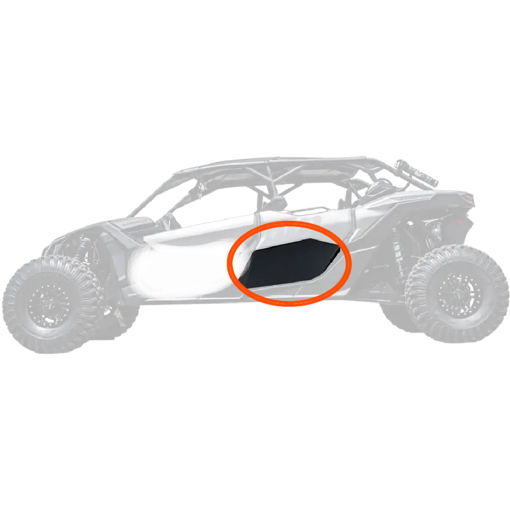 SuperATV Rear Lower Door Panels for Can-Am Maverick X3 MAX 4 Seater - Image 2