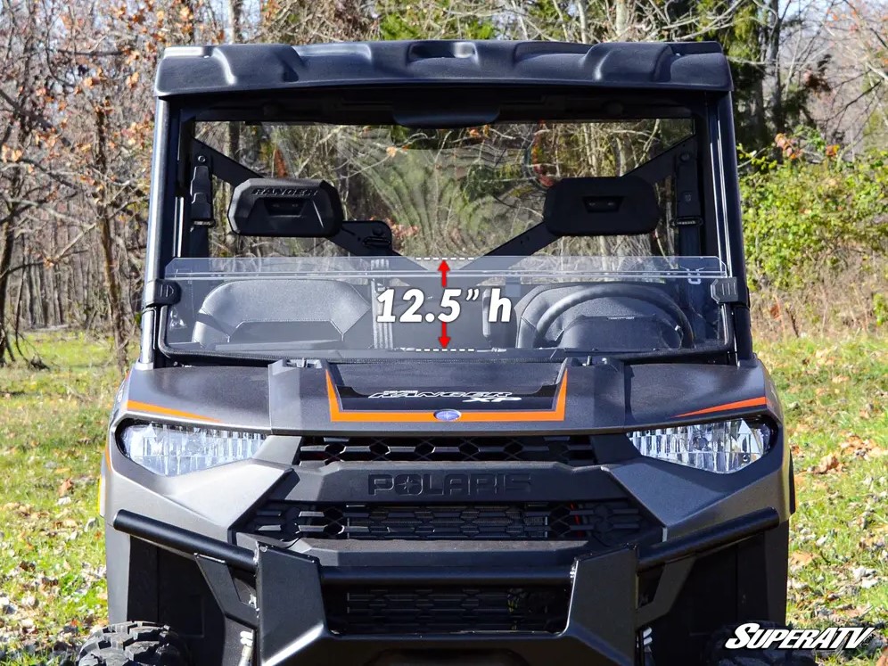 SuperATV Half Front Windshield for Polaris Ranger XP 1000 / XP 570 / XP 900 - Image 4