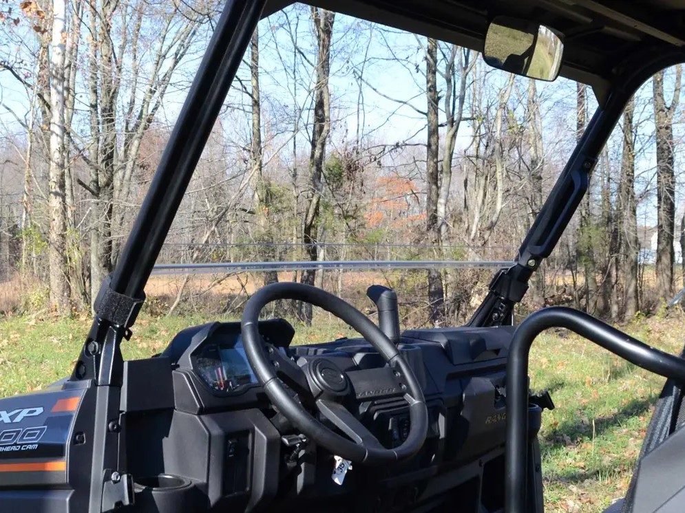 SuperATV Half Front Windshield for Polaris Ranger XP 1000 / XP 570 / XP 900 - Image 3