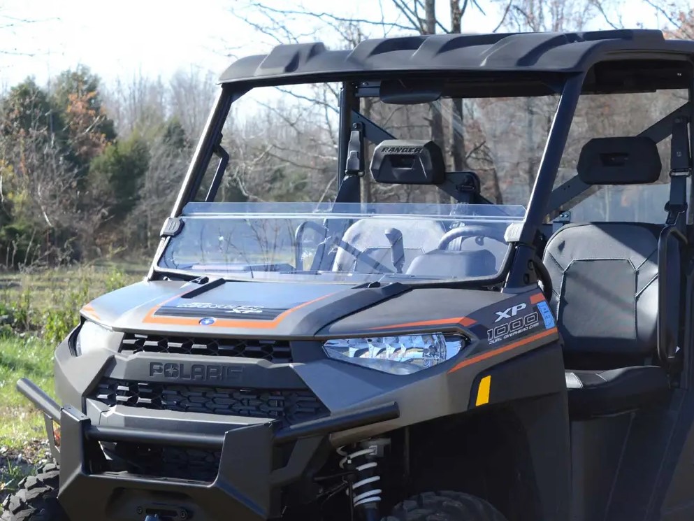 SuperATV Half Front Windshield for Polaris Ranger XP 1000 / XP 570 / XP 900 - Image 2