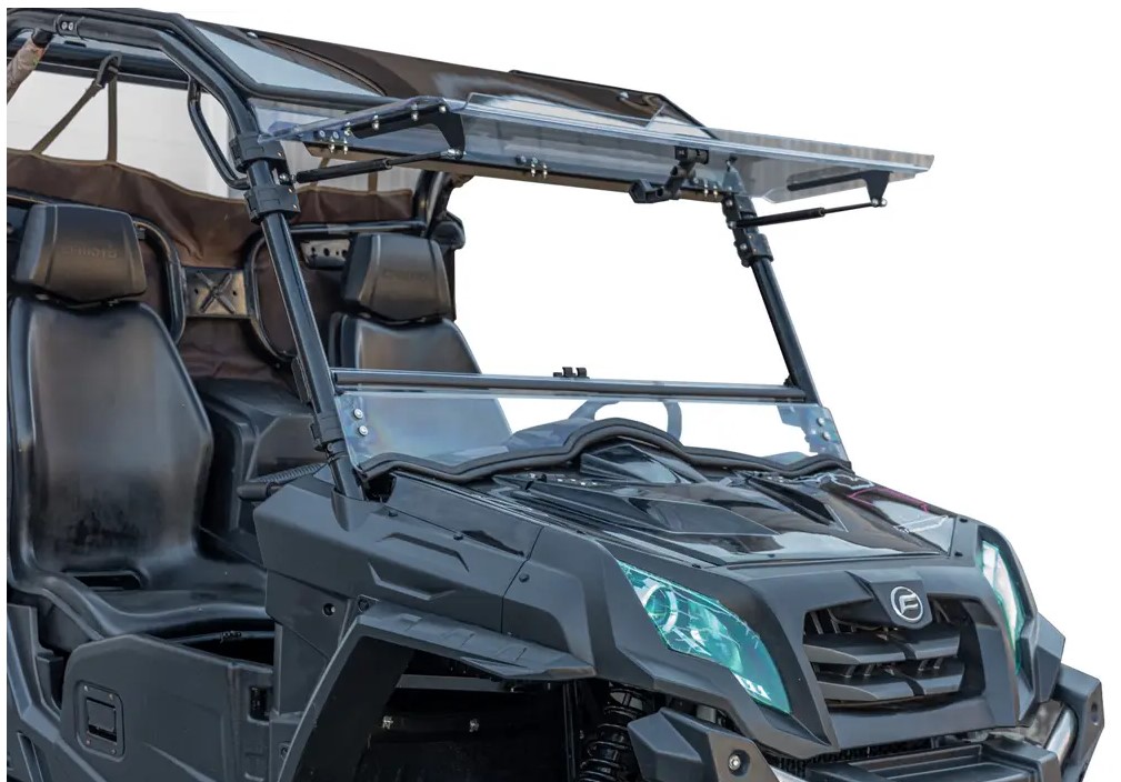 SuperATV Scratch Resistant Flip Windshield For CFMoto UForce 800 / 500