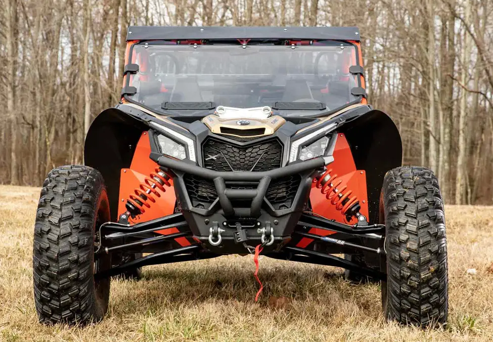 SuperATV High Clearance 2" Forward Offset A-arms For Can-Am Maverick X3 72"