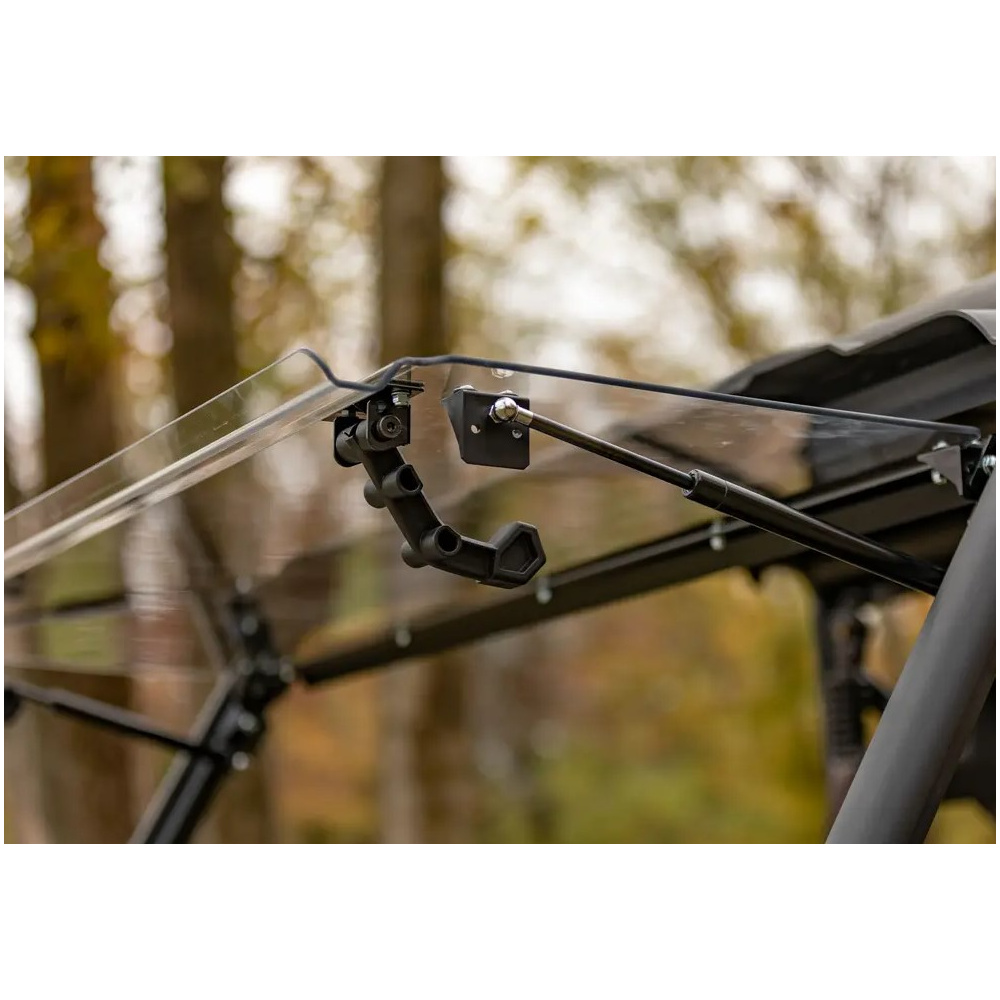 SuperATV Scratch-Resistant Front Flip Windshield for 2022 CFMoto UForce 1000 STD - Image 4