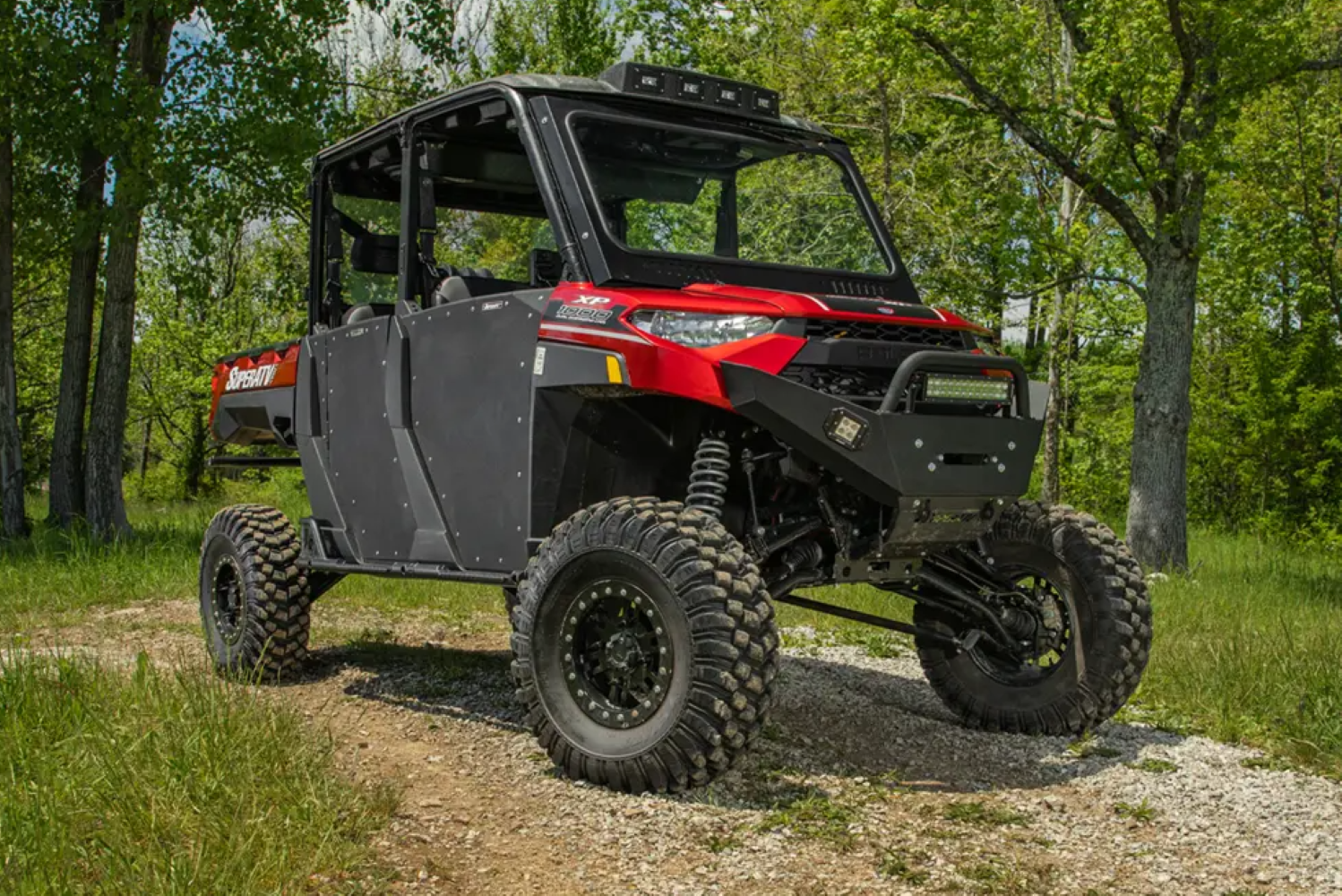 SuperATV Heavy Duty Nerf Bars For Polaris Ranger 1000 Crew 2020+ - Image 7