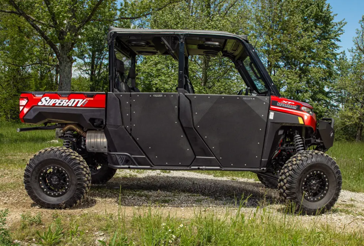 SuperATV Heavy Duty Nerf Bars For Polaris Ranger 1000 Crew 2020+ - Image 4