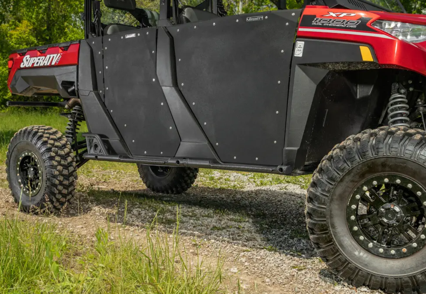 SuperATV Heavy Duty Nerf Bars For Polaris Ranger 1000 Crew 2020+ - Image 2