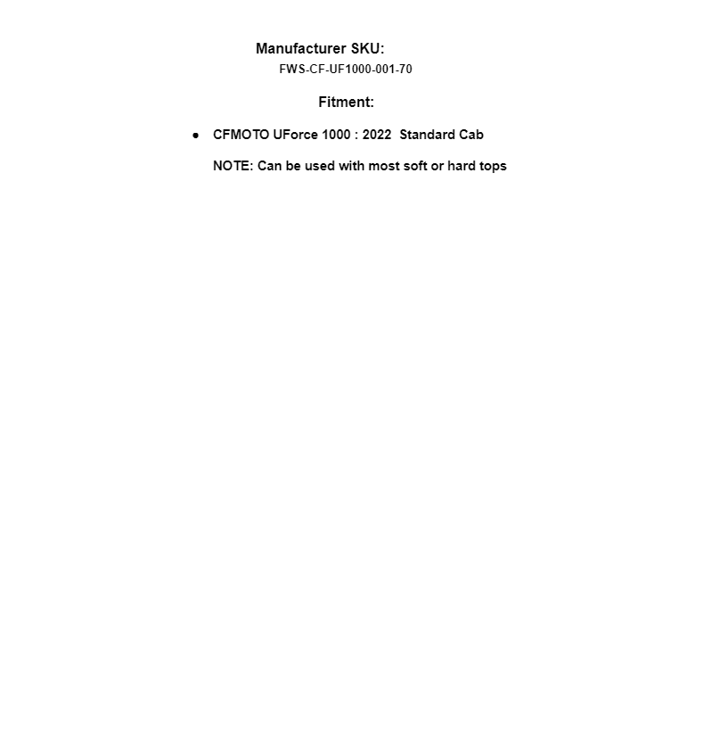 SuperATV Scratch-Resistant Front Flip Windshield for 2022 CFMoto UForce 1000 STD - Image 6