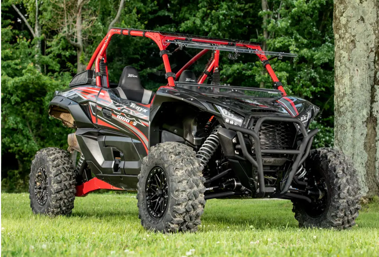 SuperATV Atlas Pro 1.5" Forward Offset A-Arms For Kawasaki Teryx KRX 1000 - Image 5