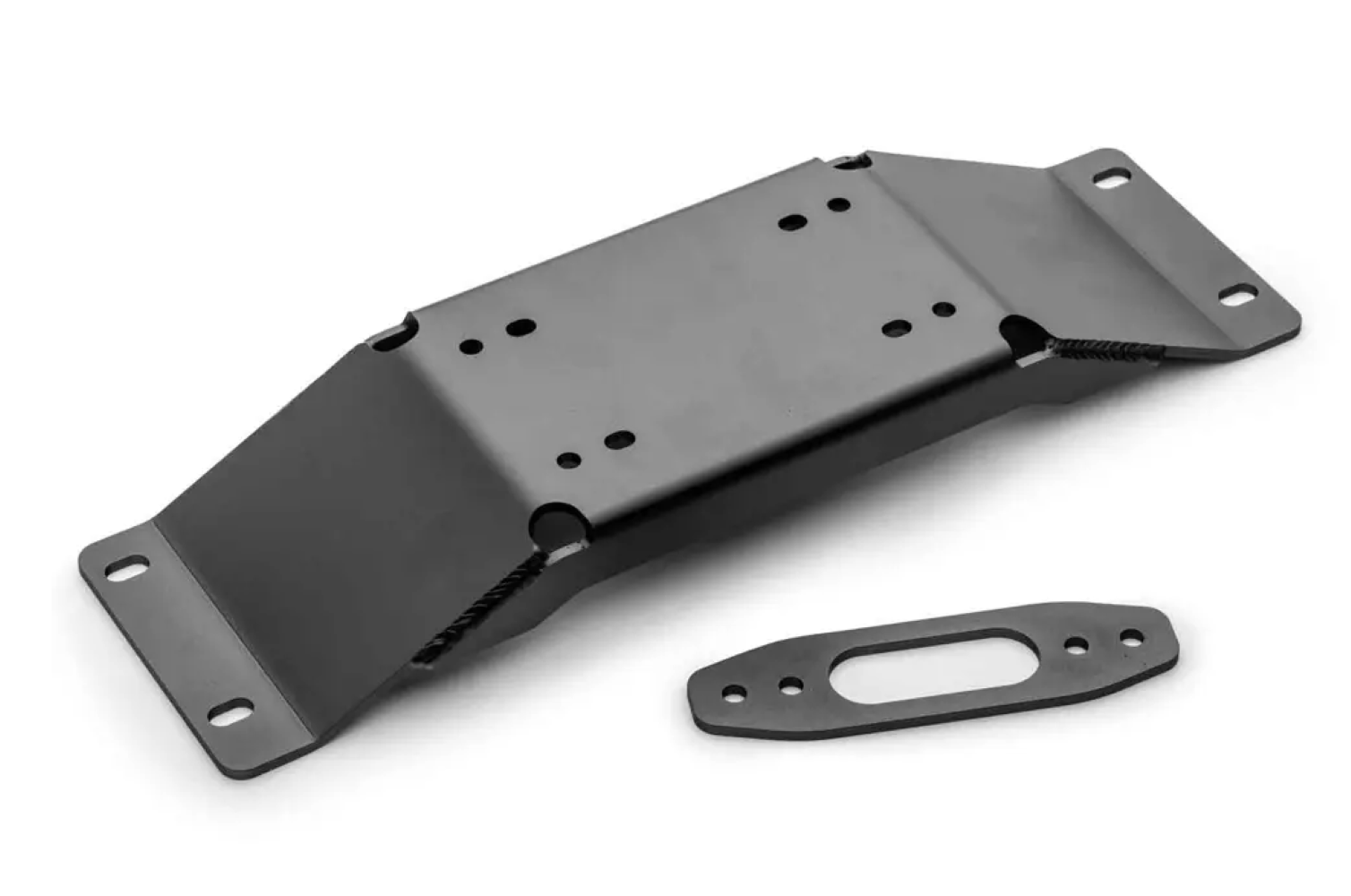 SuperATV Winch Mount Plate For Polaris Ranger SP 570 2022+