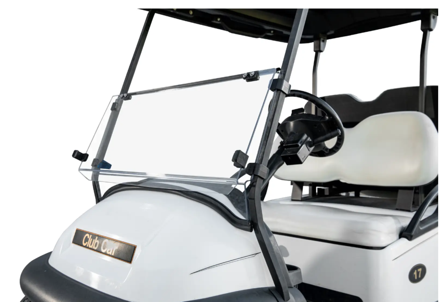 SuperATV Flip Down Front Windshield For Corsa Blue Club Car Precedent 2004+