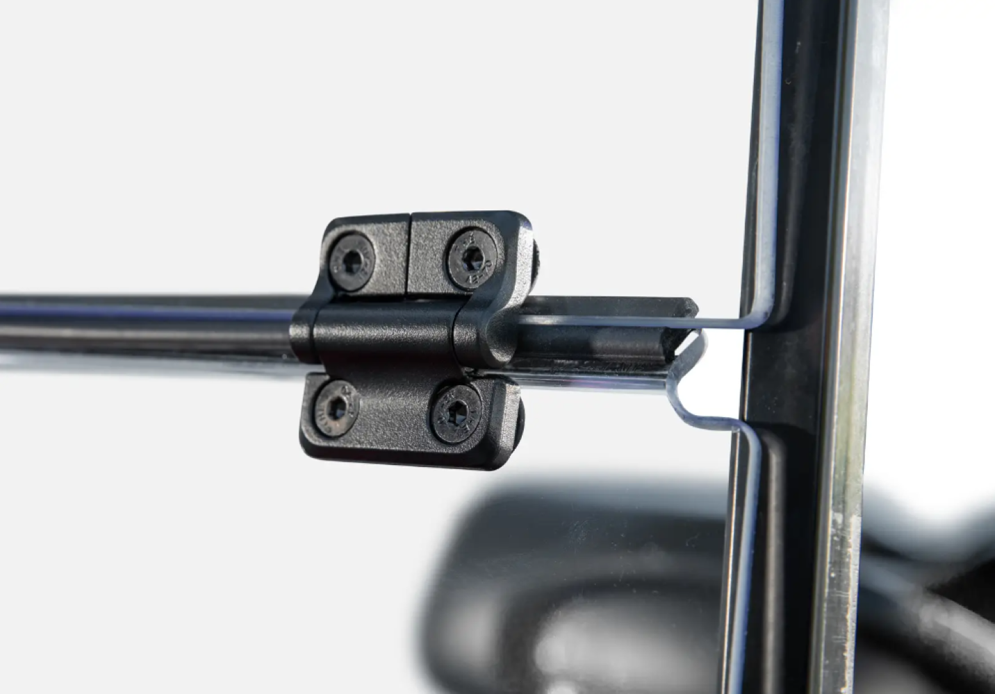 SuperATV Flip Down Front Windshield For Corsa Blue Club Car Precedent 2004+ - Image 3