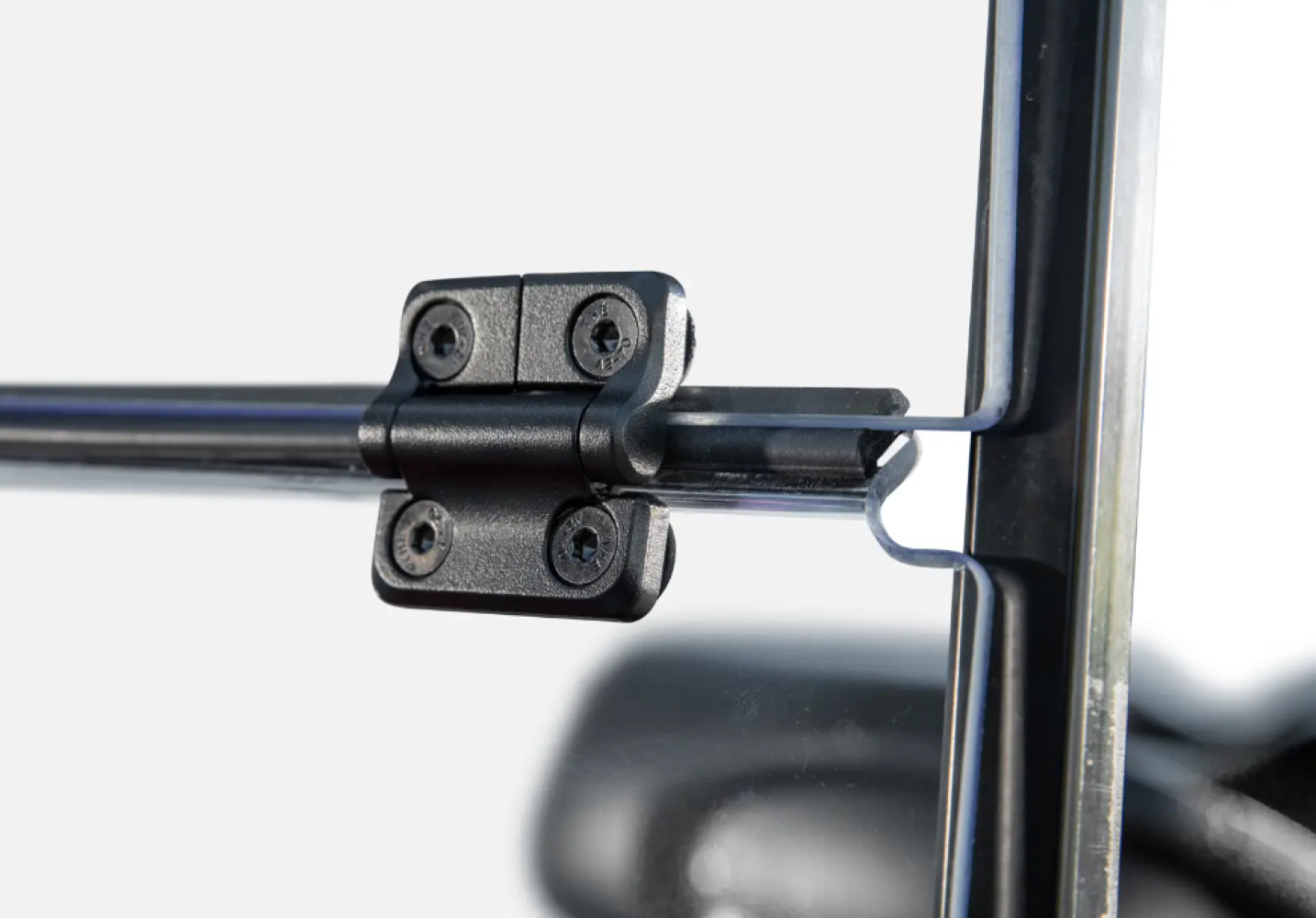 Corsa Blue Front Flip Down Vented Windshield For E-Z-GO TXT Valor 2010+ No Vent - Image 3