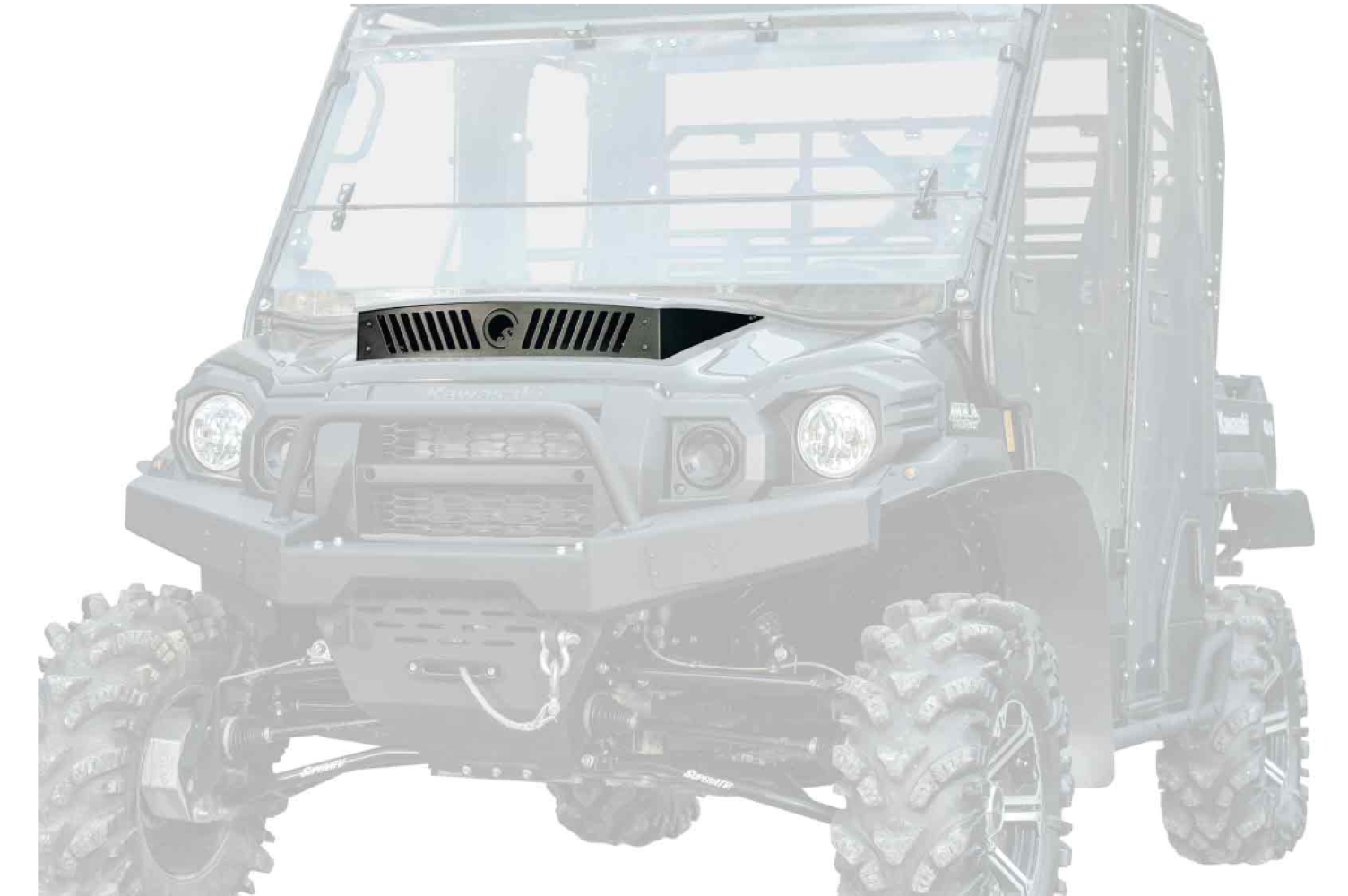 SuperATV Hood Scoop For Kawasaki Mule Pro DX/DXT/FX/FXT/FXR/FXT Ranch