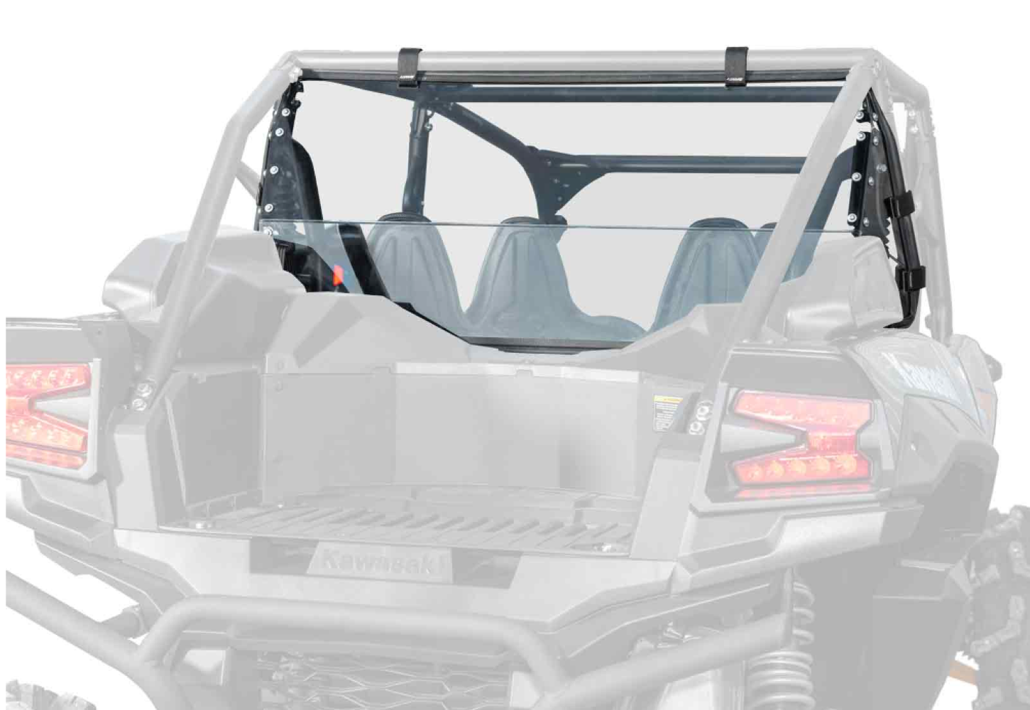 SuperATV Rear Windshield For Kawasaki Teryx KRX 4 1000