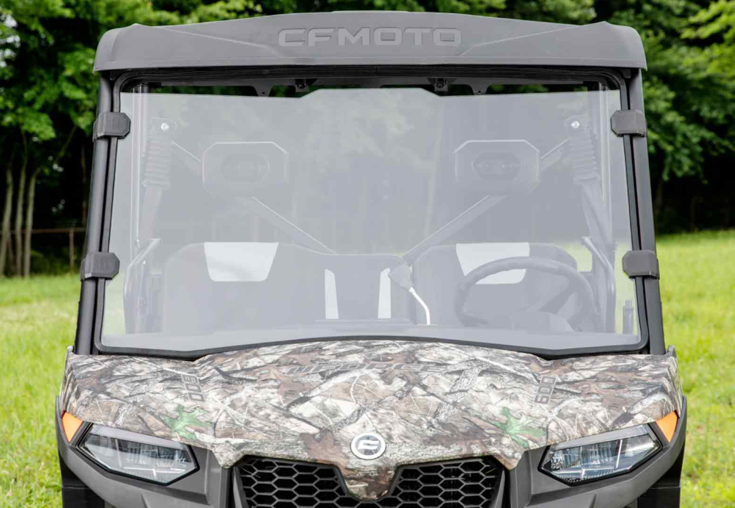 SuperATV Scratch Resistant Full Windshield For CFMoto UForce 600 2021+ - Image 7