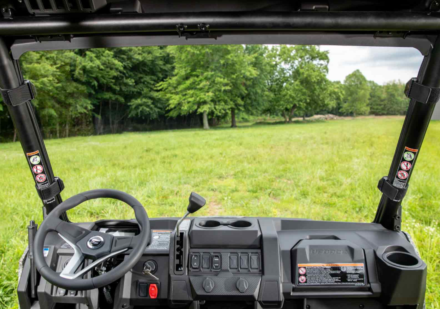 SuperATV Scratch Resistant Full Windshield For CFMoto UForce 600 2021+ - Image 4