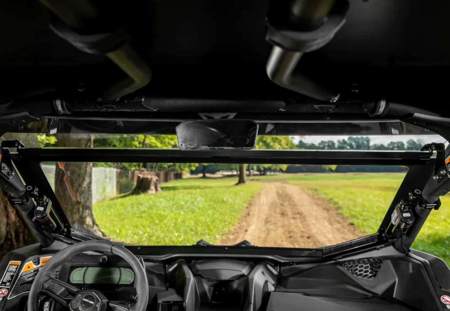 SuperATV Power Front Flip Windshield For Can-Am Maverick X3 64 & 72 Inch - Image 4