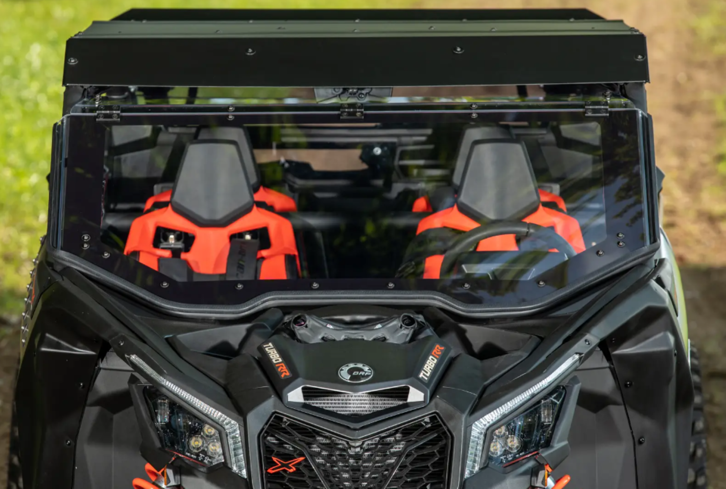 SuperATV Power Front Flip Windshield For Can-Am Maverick X3 64 & 72 Inch - Image 3