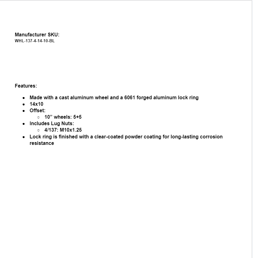 SuperATV Healy Lock Series Beadlock Wheel 4/137 14in x 10in - Image 4