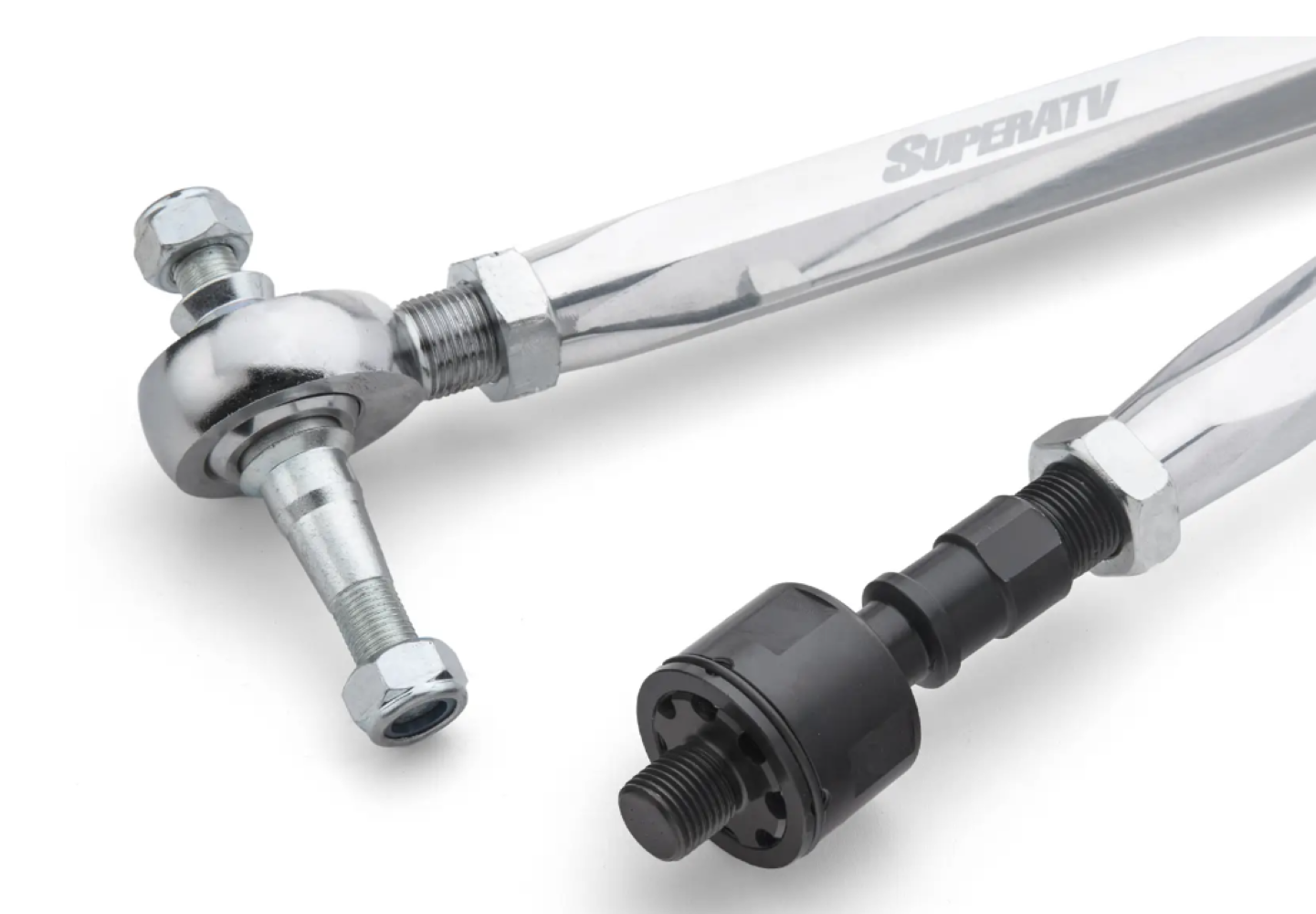 SuperATV Rackboss 2.0 Billet Aluminum Hex Tie Rod Kit For Honda Pioneer 1000