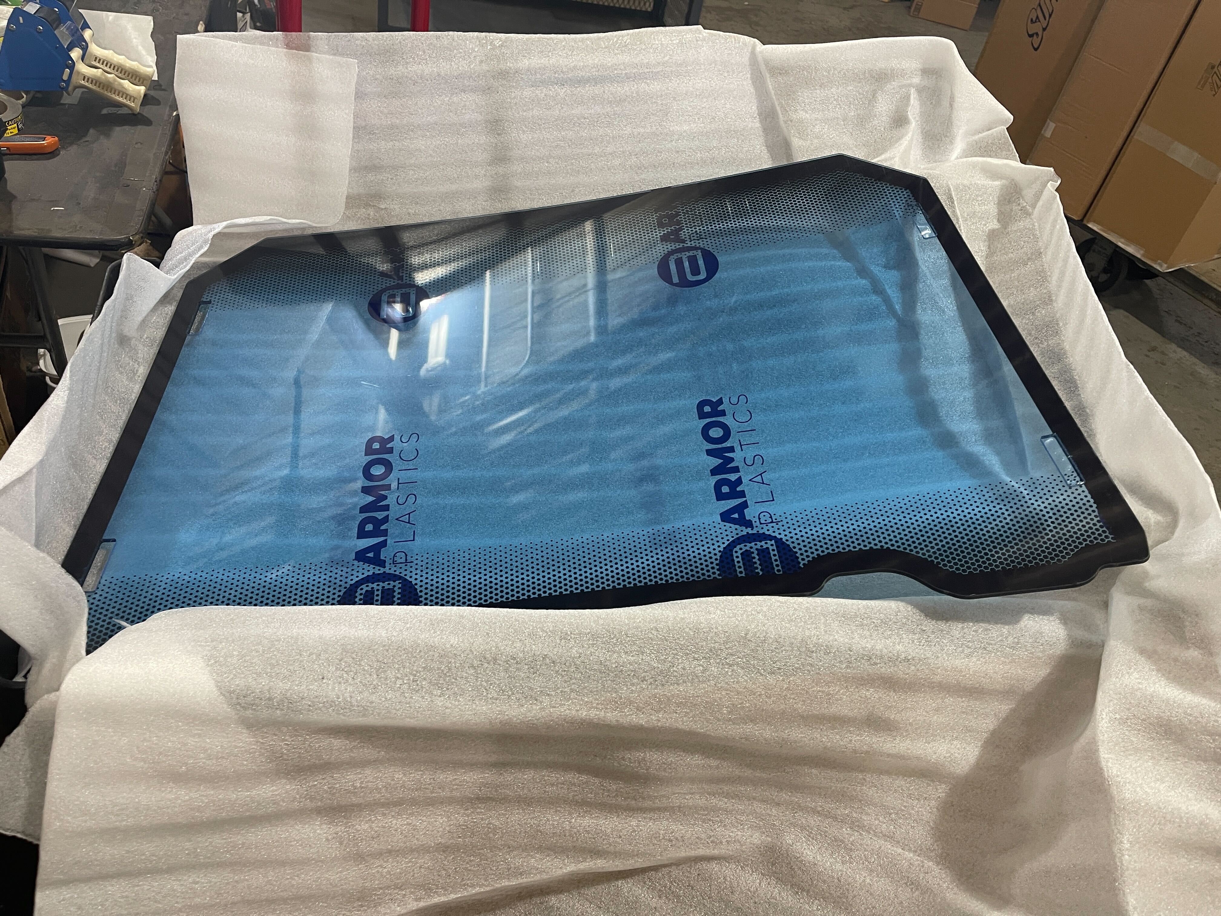 SuperATV Half Tone Printed Front Windshield For Polaris XP 1000 2014-2018