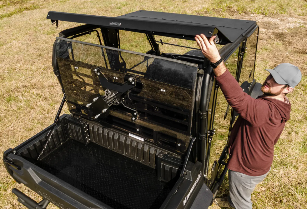 SuperATV Aluminum Roof For Kawasaki Mule Pro DXT/ FXT - Image 5