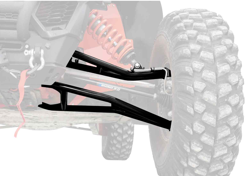 SuperATV High Clearance 2" Forward Offset A-Arms For 72" Can-Am Maverick X3 - Image 2