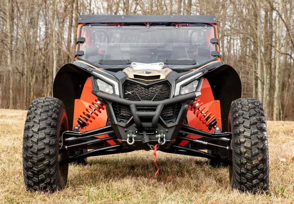 SuperATV High Clearance 2" Forward Offset A-Arms For 72" Can-Am Maverick X3 - Image 3