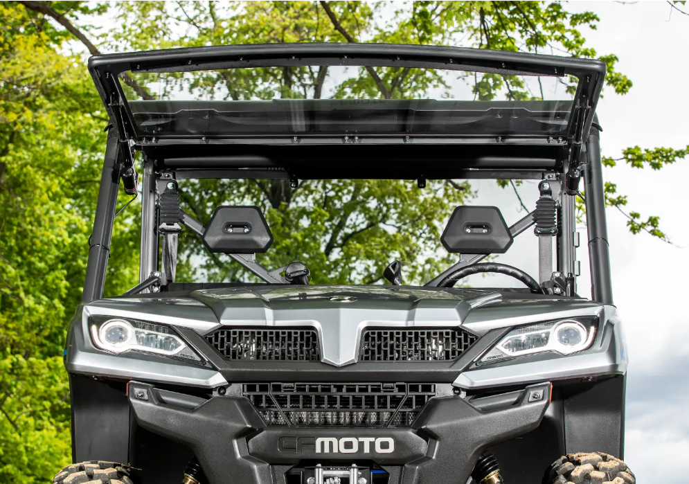 SuperATV Maxdrive Power Flip Windshield For CF Moto UForce 2019-2020 - Image 3