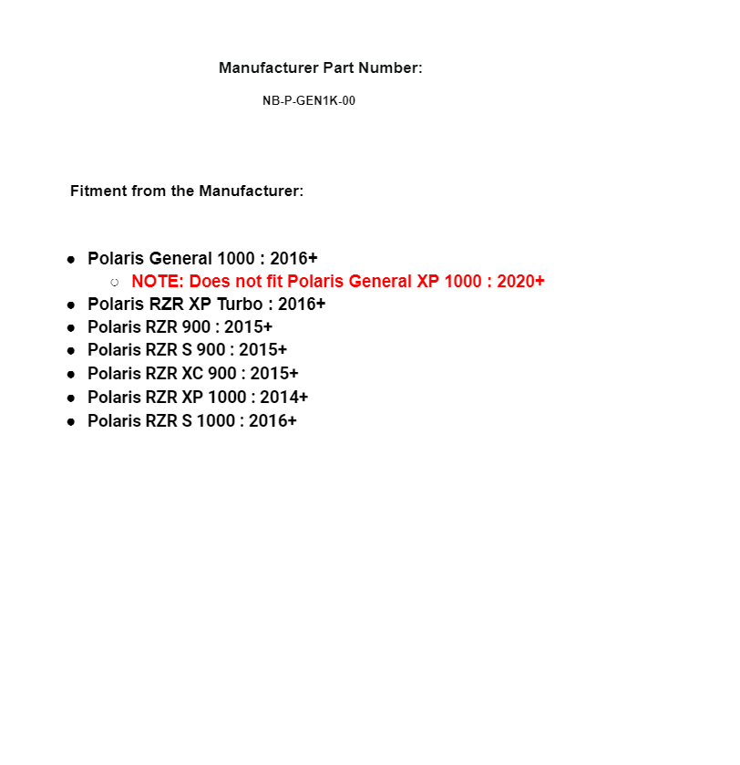 SuperATV Black Heavy Duty Nerf Bars for Polaris Gen 1000 / XP Turbo / 900 - Image 4