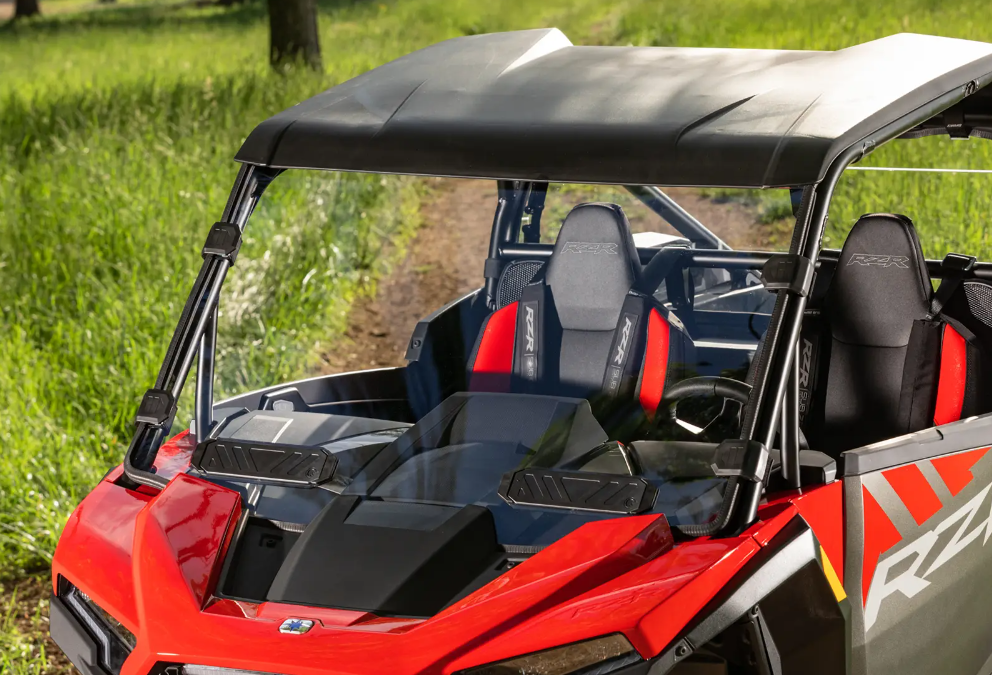 SuperATV Front Vented Windshield For Polaris RZR XP/XP4 1000 2024+ - Image 2