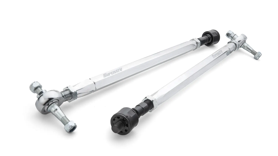 SuperATV RackBoss 2.0 Billet Hex Tie Rod Kit For Polaris RZR XP