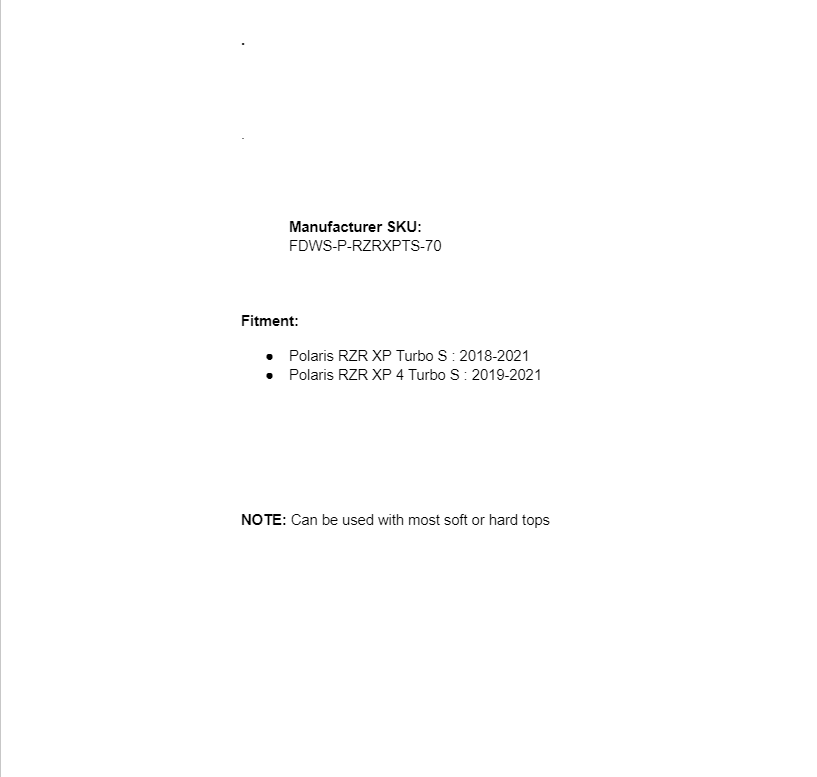 SuperATV Scratch Resistant Flip Down Windshield For Polaris RZR XP Turbo S/4 - Image 10