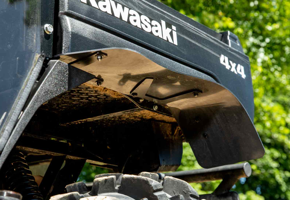 SuperATV Low Profile Fender Flares For Kawasaki Mule Pro - Image 4