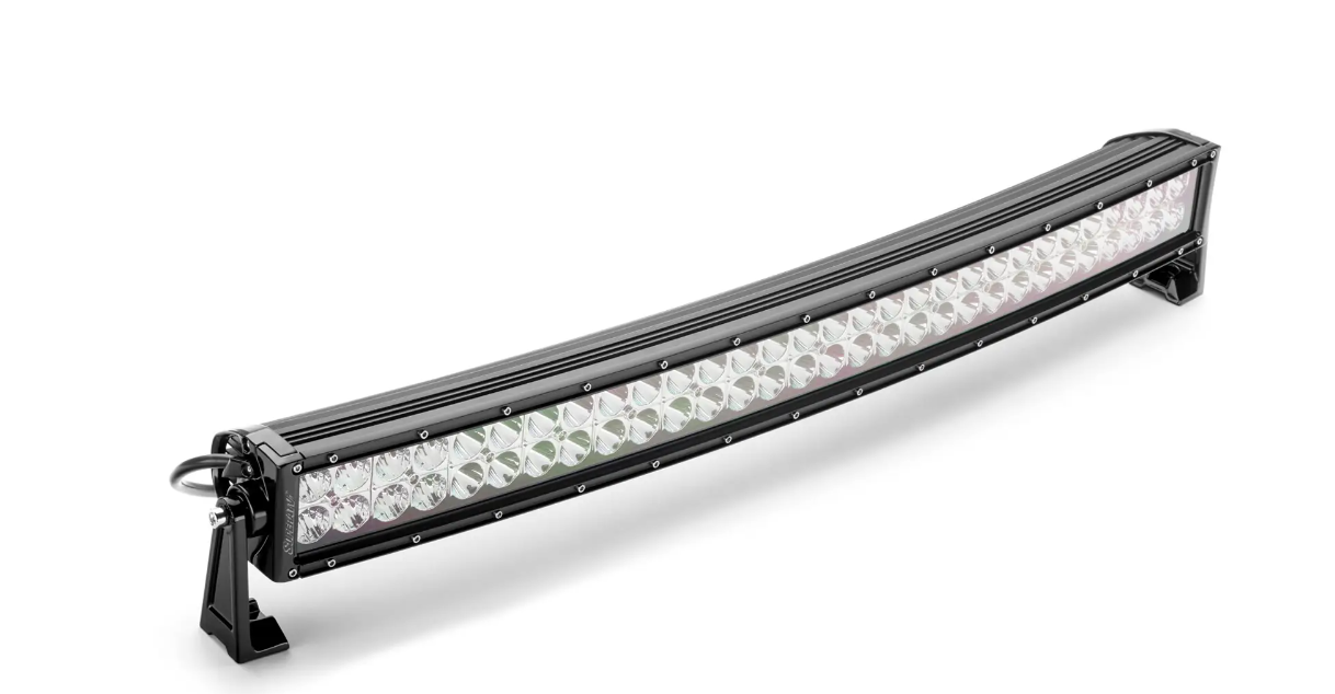 SuperATV 30" Combination Spot/ Flood Curved Light Bar W/ Low Profile Brackets - Universal