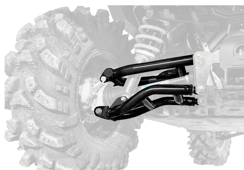 SuperATV Atlas Pro 1.5" Rear Offset A-arms For Polaris Ranger XP / Kinetic