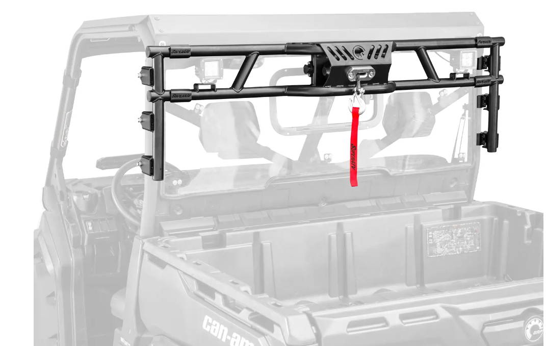 SuperATV Game Loader Rack For Can-Am Defender W/Out OEM Rear Windshield - Image 2